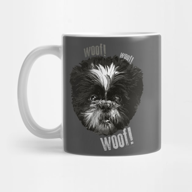 Shih-Tzu Says Woof Woof by jaytees